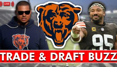 Chicago Bears Rumors Are HEATING UP: Myles Garrett Trade& 2026 NFL Draft Buzz