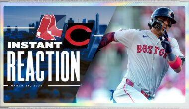 INSTANT REACTION: Red Sox Secure Opening Day Win Over Reds