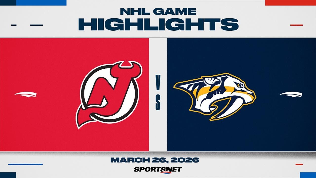 NHL Highlights | Devils vs. Predators - March 26, 2026
