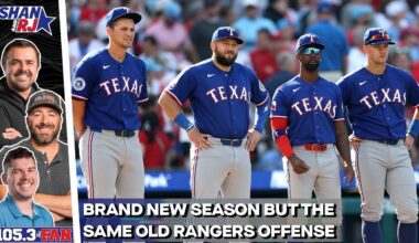 The Rangers Offense Falls Flat In 5-3 Opening Day Loss To Phillies | Shan & RJ