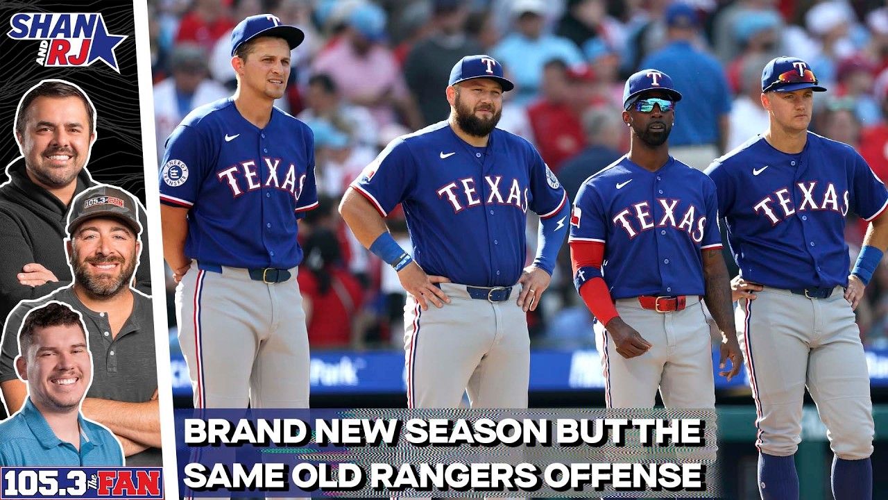 The Rangers Offense Falls Flat In 5-3 Opening Day Loss To Phillies | Shan & RJ