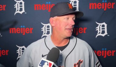 Detroit Tigers' A.J. Hinch on Kevin McGonigle in MLB debut: 'He can hit'