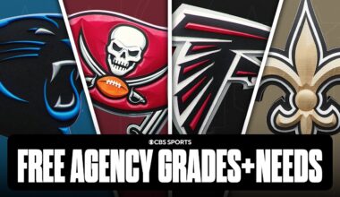 Free Agency Grades & Biggest Needs for EVERY NFC South Team | Panthers, Bucs, Falcons, & Saints