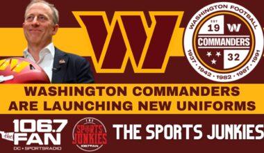New Uniforms For The Commanders | Sports Junkies