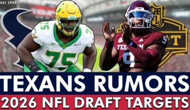 Houston Texans Zeroing In On The Top Prospects In The 2026 NFL Draft  🎯