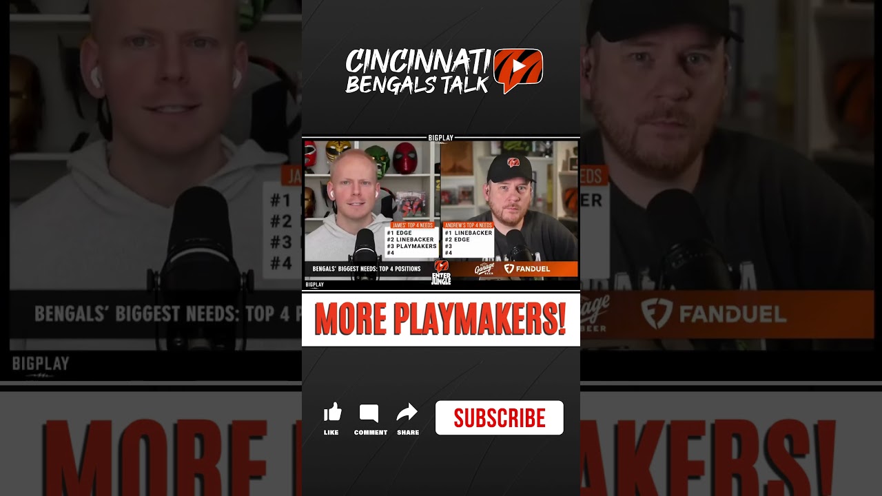 Cincinnati Bengals Need MORE PLAYMAKERS #EntertheJungle