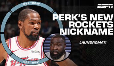 LAUNDROMAT: Perk's new nickname for the Rockets 😬 Houston will 'FOLD LIKE CLEAN SHEETS!' | NBA Today
