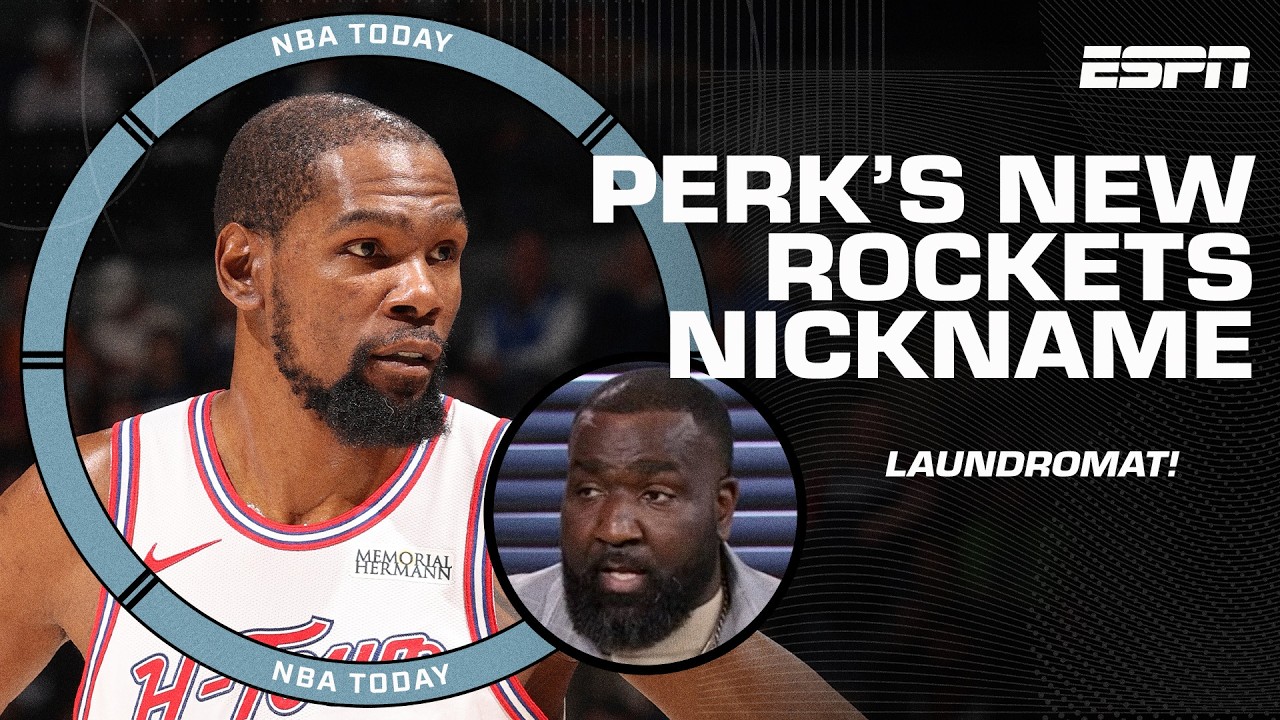 LAUNDROMAT: Perk's new nickname for the Rockets 😬 Houston will 'FOLD LIKE CLEAN SHEETS!' | NBA Today