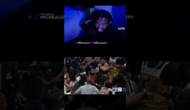 Lakers Fan Reacts To 4 EJECTED for FIGHT between OKC Thunder and Washington Wizards  #shorts