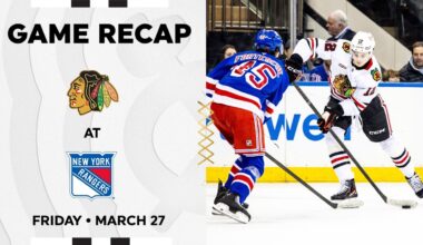 Blackhawks at Rangers Game Highlights | 3.27.26
