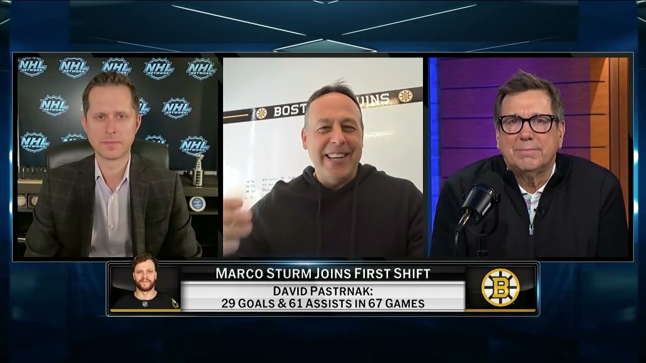 Head coach of the Boston Bruins Marco Sturm joins First Shift