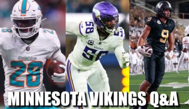 Minnesota Vikings Q&A: De’Von Achane? Greenard Future? Draft a Tight End?