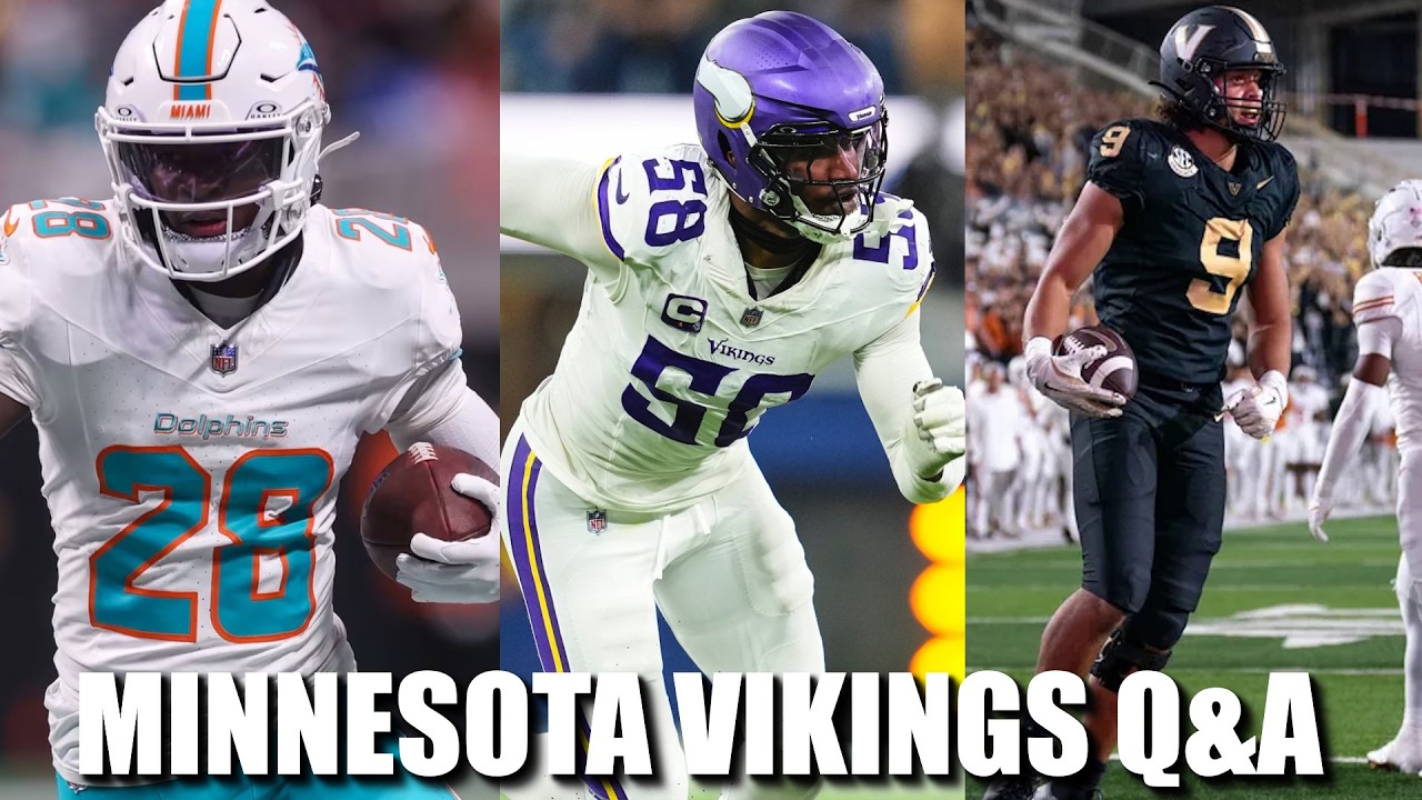 Minnesota Vikings Q&A: De’Von Achane? Greenard Future? Draft a Tight End?