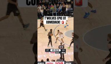 Timberwolves complete insane 15-0 OT comeback!