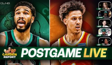 Celtics Come From Behind to Down Hawks | CLNS Garden Report Postgame Show on CLNS Media