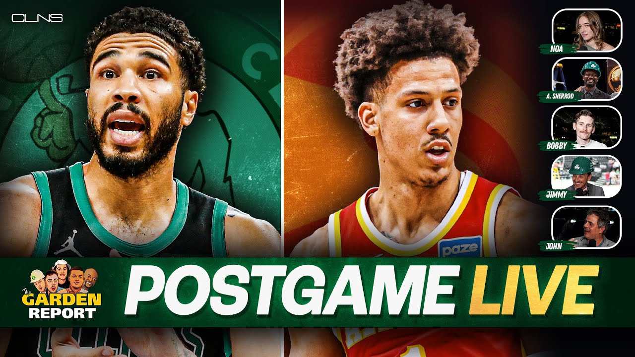 Celtics Come From Behind to Down Hawks | CLNS Garden Report Postgame Show on CLNS Media