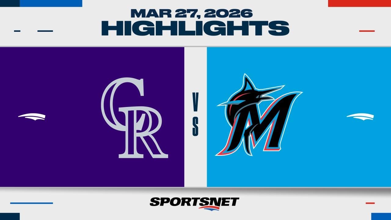 MLB Highlights | Rockies vs. Marlins - March 27, 2026