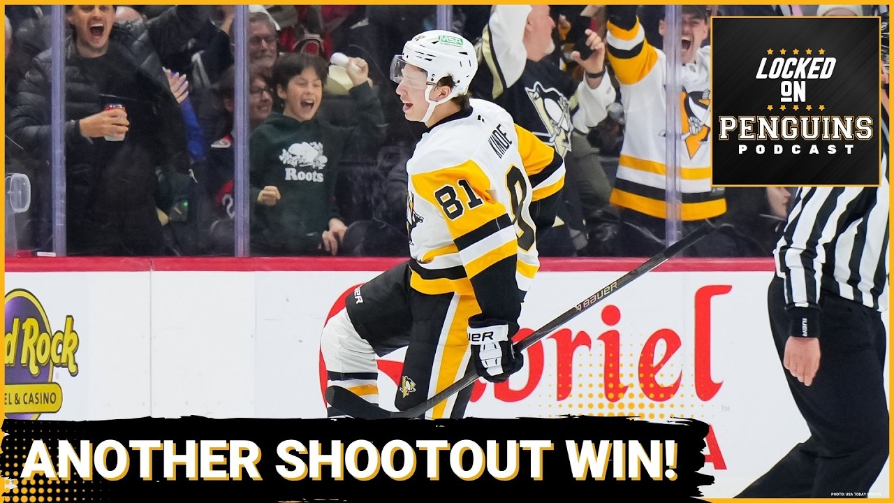 Penguins' Swedes STEP UP for another MASSIVE shootout win!