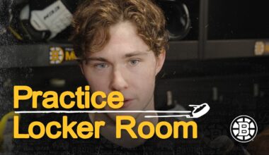 Fraser Minten and Morgan Geekie speak about working with Patrice Bergeron on skills.