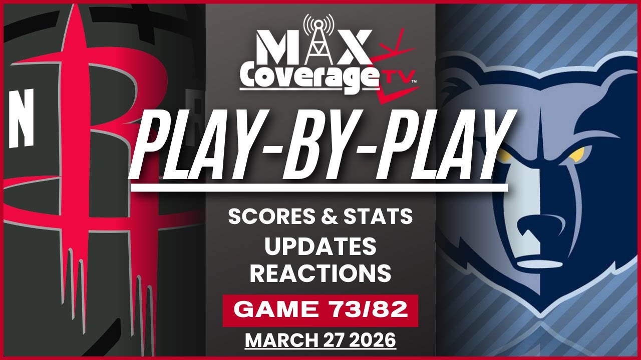 🔴LIVE - Houston Rockets vs Memphis Grizzlies - Play-By-Play & Reactions (3/27/26)