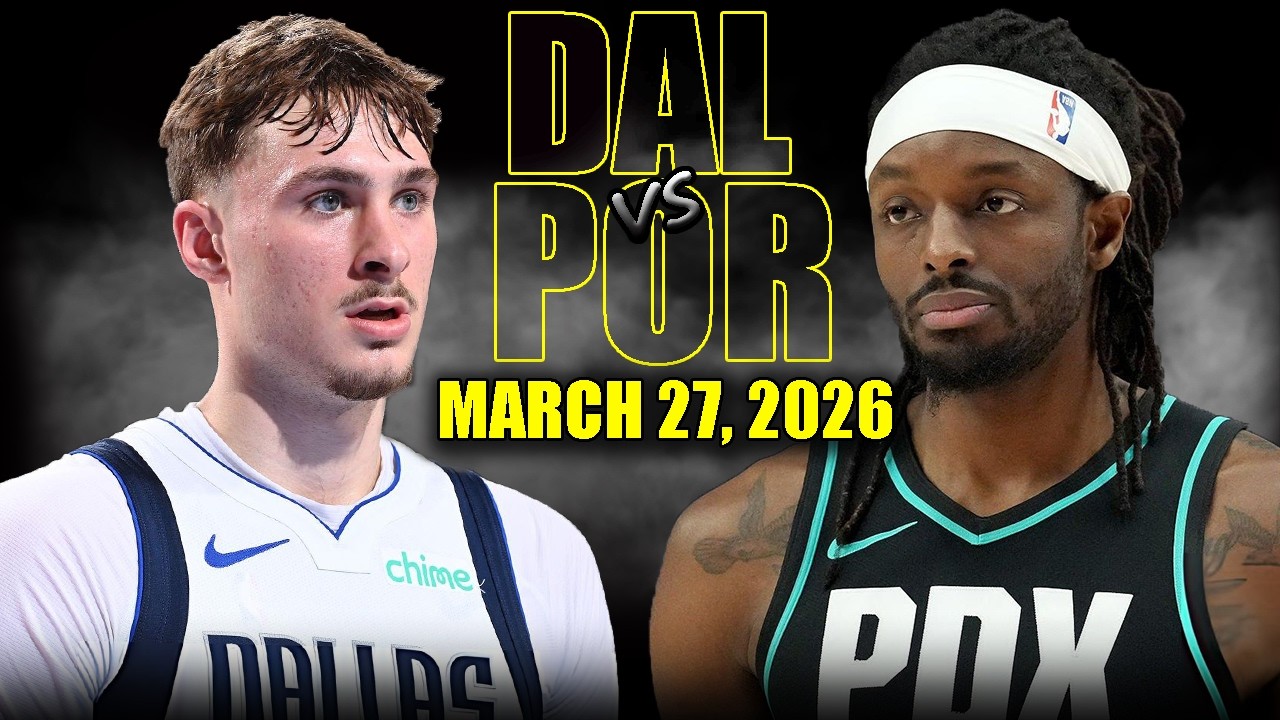 Dallas Mavericks vs Portland Trail Blazers Full Game Highlights – March 27, 2026 | NBA Season