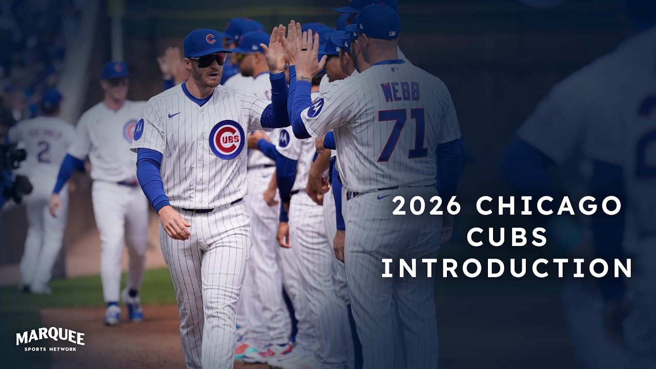 Cubs 2026 Opening Ceremony: Player and staff introductions at Wrigley Field I Marquee Sports Network
