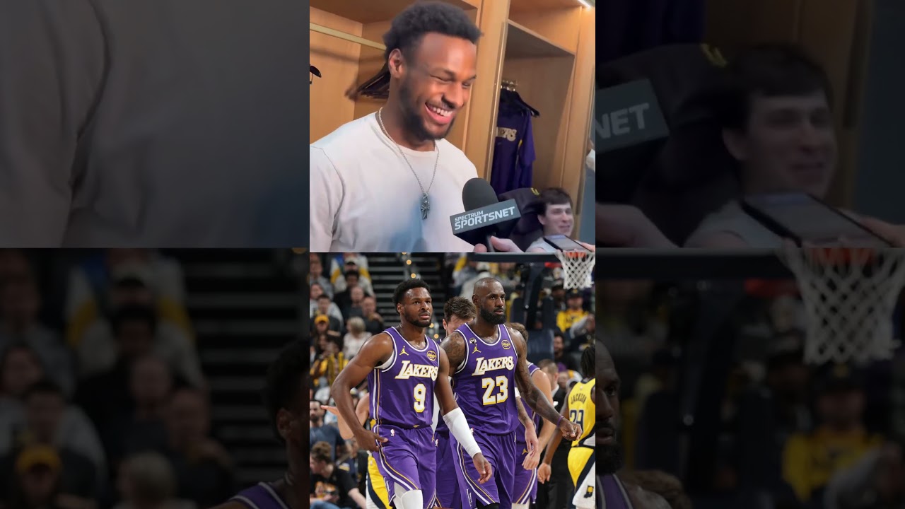 The last time LeBron and Bronny play 1 on 1 👀