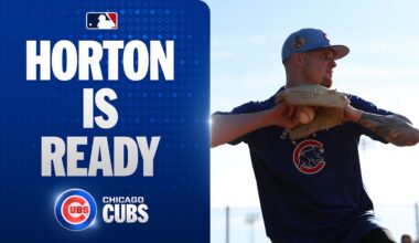 Cade Horton put in the work this offseason 💪 (Making his 2026 debut on Saturday!)