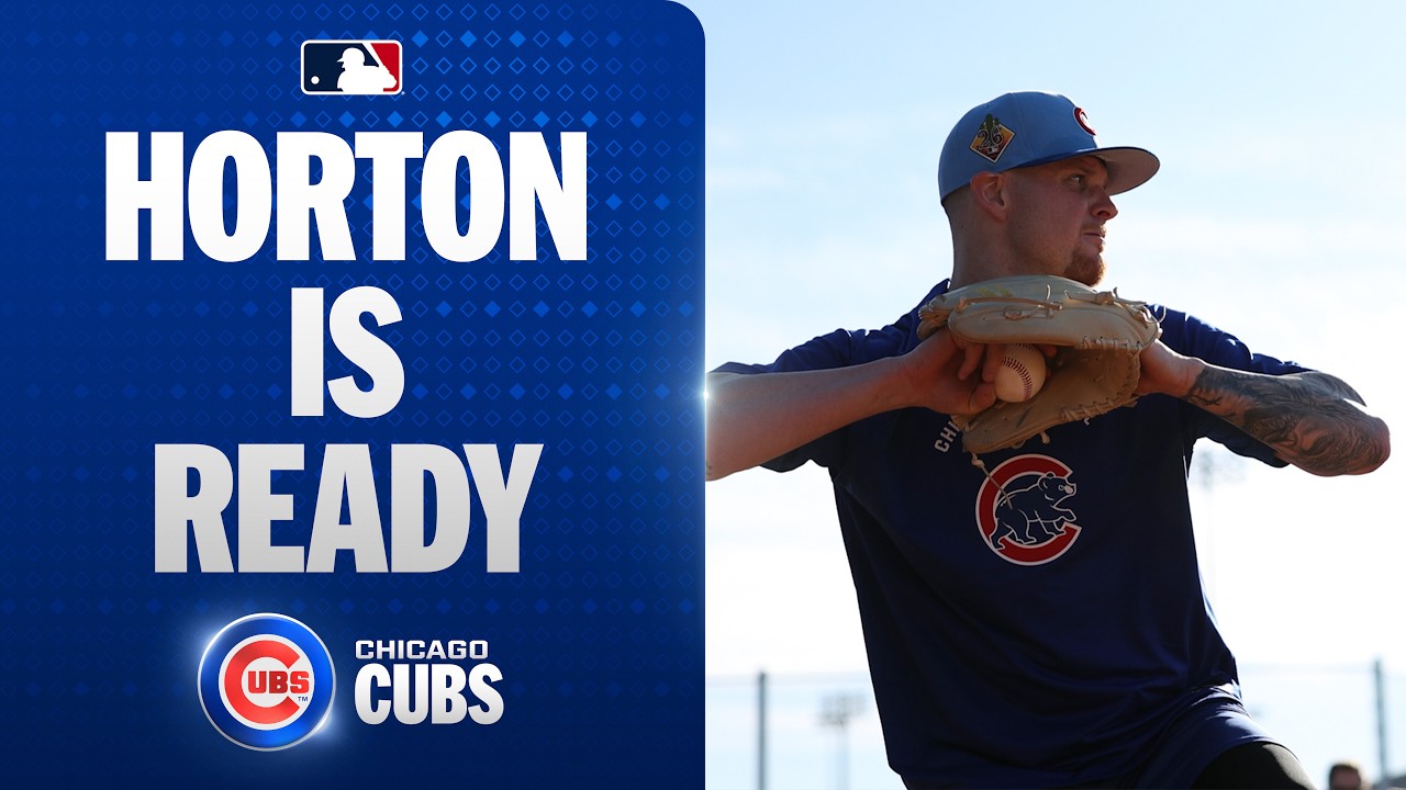 Cade Horton put in the work this offseason 💪 (Making his 2026 debut on Saturday!)