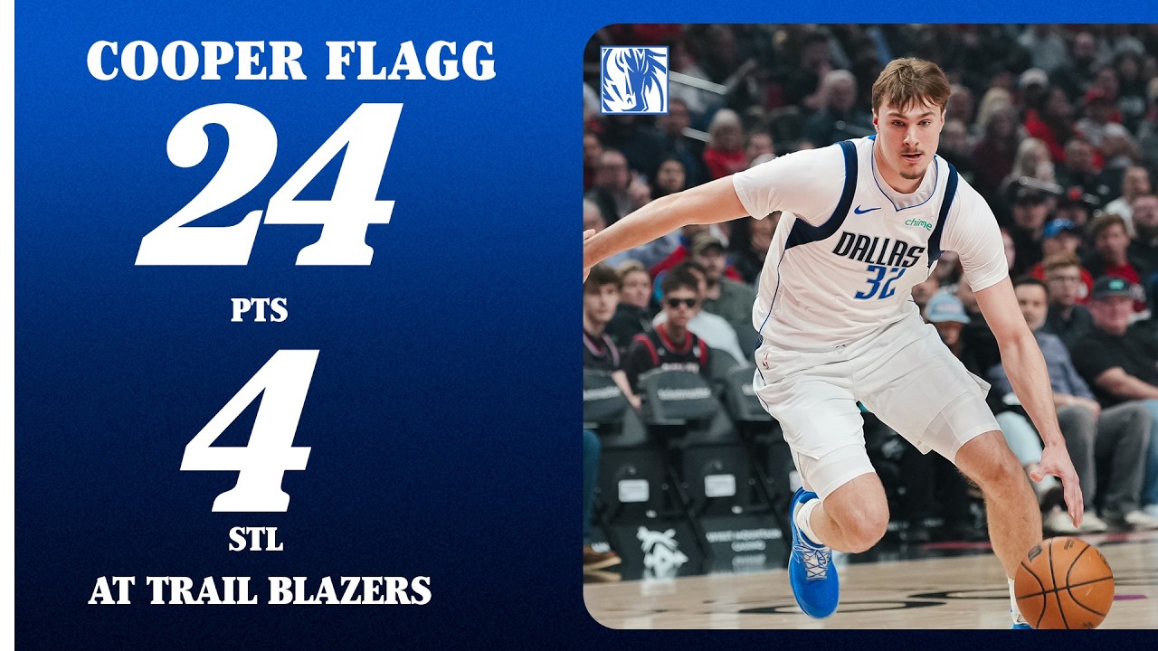 Cooper Flagg (24 PTS 4 STL) at Portland Trail Blazers | March 27, 2026