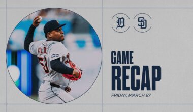Game Highlights: Valdez Makes Tigers Debut, Detroit Secures First Series Win of the Season | 3/27/26