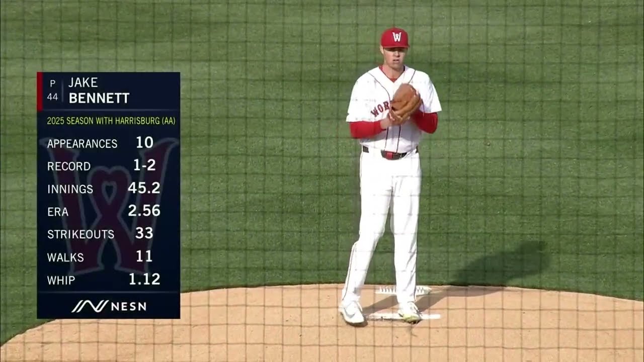 New Red Sox Prospect Jake Bennett throws 3 shutout innings with 5 K's in his 1st career start at AAA