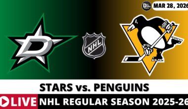 DALLAS STARS VS PITTSBURGH PENGUINS LIVE 🏒 NHL Game Score Radio Play-by-Play