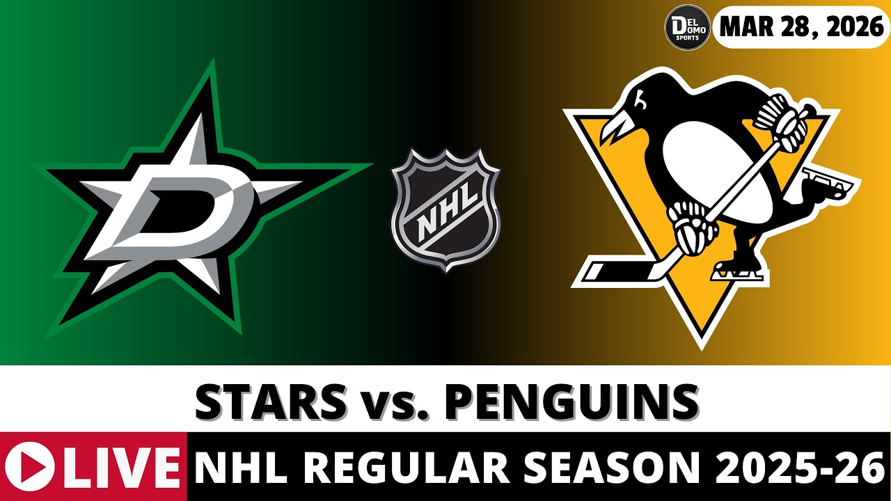DALLAS STARS VS PITTSBURGH PENGUINS LIVE 🏒 NHL Game Score Radio Play-by-Play