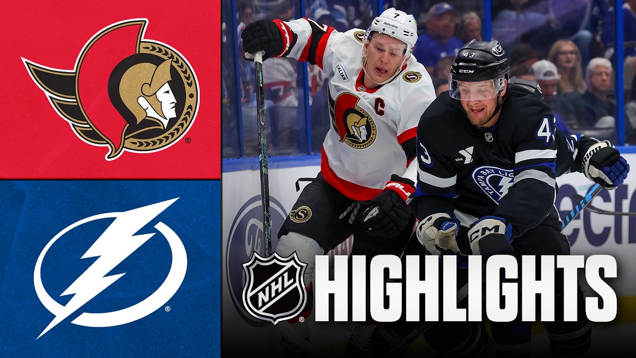 Senators vs. Lightning | NHL Highlights | March 28, 2026