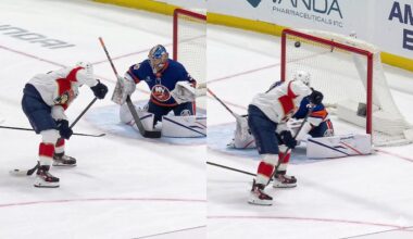 Chucky UNREAL between-the-legs bar down goal! 😱