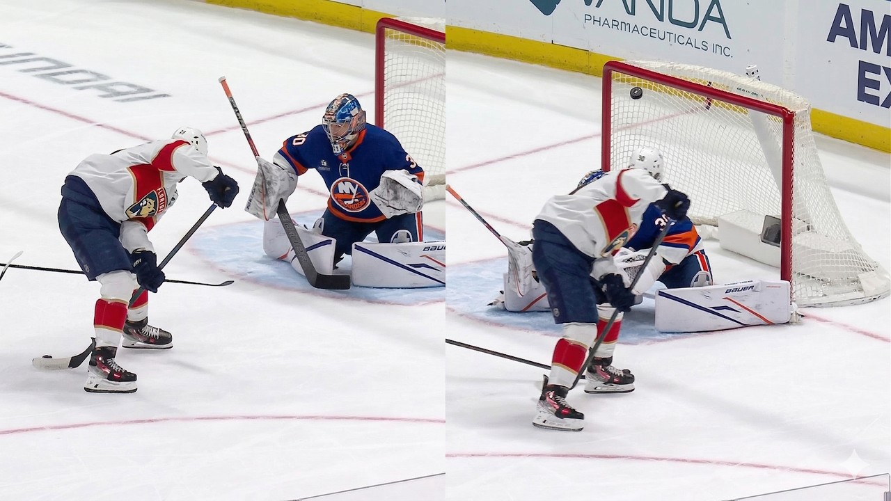 Chucky UNREAL between-the-legs bar down goal! 😱