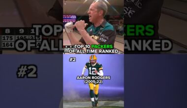 RANKING TOP 10 PACKERS OF ALL TIME #packers #nfl #shorts
