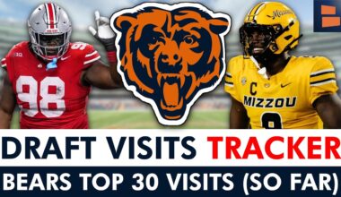 Chicago Bears Top 30 NFL Draft Visits Tracker (so far) | 2026 NFL Draft