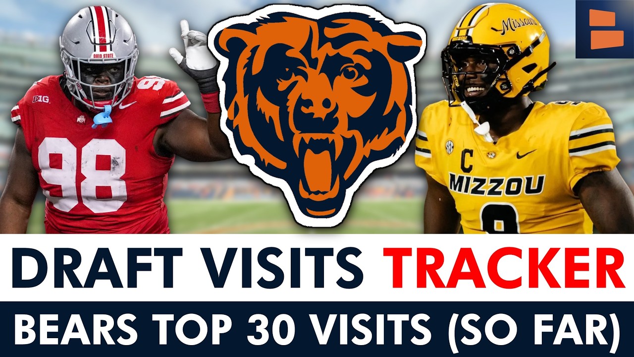 Chicago Bears Top 30 NFL Draft Visits Tracker (so far) | 2026 NFL Draft