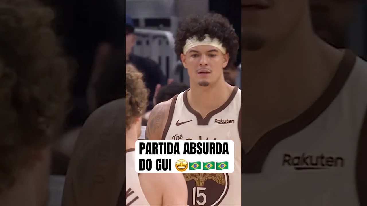 GUI SANTOS COMANDOU A VITÓRIA 🇧🇷🤩🔥 #nba
