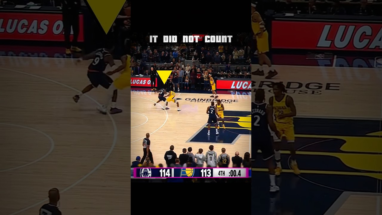 PART 2 - 1 in a Million Wild Ending in Indiana 😮 Clippers at Pacers #nba #shorts