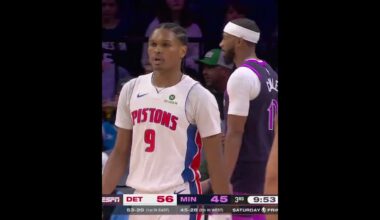 3rd Quarter Top Plays | Pistons vs. T-Wolves #nba #pistons