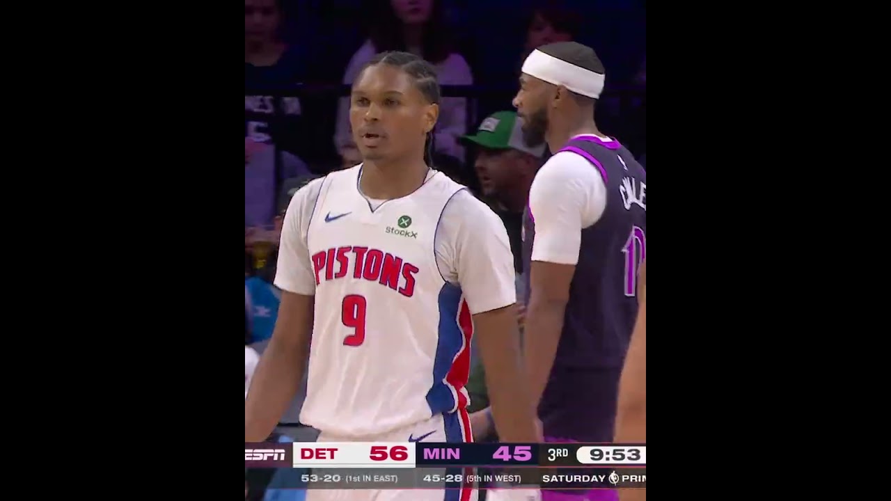 3rd Quarter Top Plays | Pistons vs. T-Wolves #nba #pistons