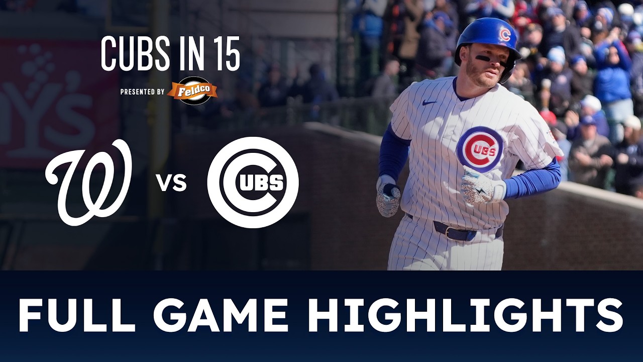 Chicago Cubs vs. Washington Nationals MLB game highlights (March 28, 2026) | Marquee Sports Network
