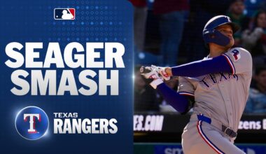 Seager SMASH! 💥 Corey Seager crushes his first home run of the year for the Texas Rangers! 🔥