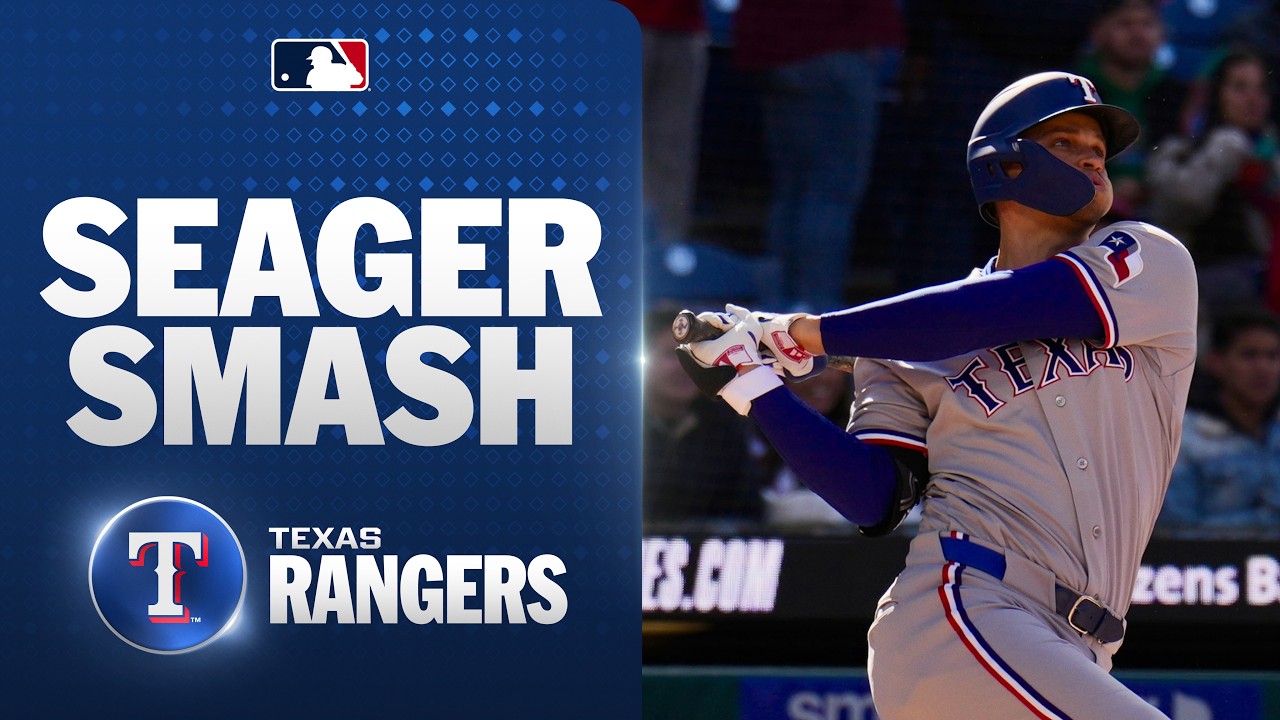 Seager SMASH! 💥 Corey Seager crushes his first home run of the year for the Texas Rangers! 🔥