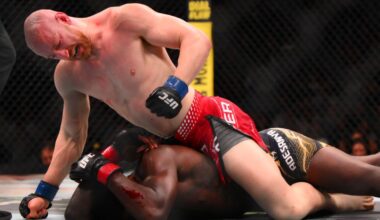 Pyfer finishes Adesanya in career-best win at UFC Fight Night