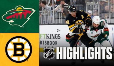 Wild vs. Bruins | NHL Highlights | March 28, 2026