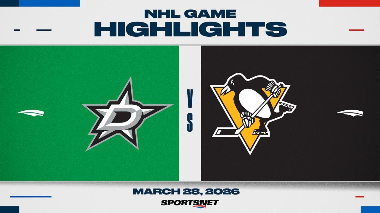 NHL Highlights | Stars vs. Penguins - March 28, 2026
